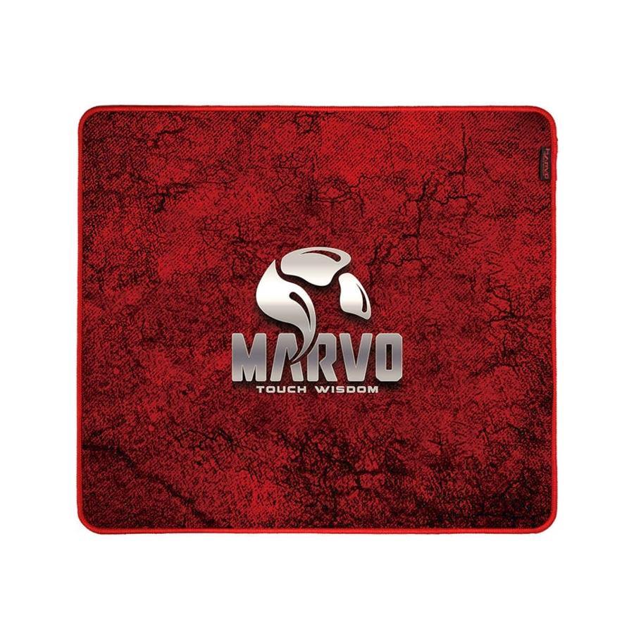 Marvo Pro - Mouse Pad, 450x400x3mm , High Density Waterproof Textile Surface, Red - - Mounts For Less