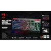 Marvo Pro - Wired Membrane Gaming Keyboard with 112 Keys and Backlight, Black - - Mounts For Less