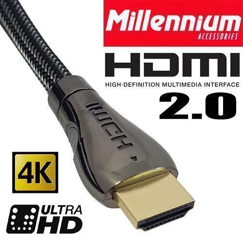 Millennium PREMIUM High Speed HDMI Cable 2.0 4Kx2k 60 Hz 4096X2160 18Gbps 4 Meters - - Mounts For Less