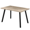 Monarch Specialties I 1137 Dining Table, 60" Rectangular, Kitchen, Dining Room, Metal, Laminate, Brown, Black, Contemporary, Modern - - Mounts For Less