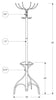 Monarch Specialties I 2031 Coat Rack, Hall Tree, Free Standing, 12 Hooks, Entryway, 70"h, Umbrella Holder, Bedroom, Metal, Black, Transitional - - Mounts For Less