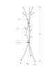 Monarch Specialties I 2061 Coat Rack, Hall Tree, Free Standing, 11 Hooks, Entryway, 74"h, Bedroom, Metal, Grey, Contemporary, Modern - - Mounts For Less