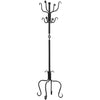 Monarch Specialties I 2065 Coat Rack, Hall Tree, Free Standing, 8 Hooks, Entryway, 74"h, Bedroom, Metal, Black, Transitional - - Mounts For Less