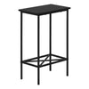 Monarch Specialties I 2078 Accent Table, Side, End, Narrow, Small, 2 Tier, Living Room, Bedroom, Metal, Laminate, Black, Contemporary, Modern - - Mounts For Less