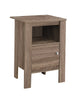 Monarch Specialties I 2136 Accent Table, Side, End, Nightstand, Lamp, Storage, Living Room, Bedroom, Laminate, Brown, Transitional - - Mounts For Less