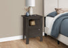 Monarch Specialties I 2145 Accent Table, Side, End, Nightstand, Lamp, Storage, Living Room, Bedroom, Laminate, Brown, Transitional - - Mounts For Less