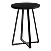 Monarch Specialties I 2175 Accent Table, Side, Round, End, Nightstand, Lamp, Living Room, Bedroom, Metal, Laminate, Black, Contemporary, Modern - - Mounts For Less
