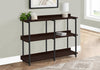 Monarch Specialties I 2215 Accent Table, Console, Entryway, Narrow, Sofa, Living Room, Bedroom, Metal, Laminate, Brown, Black, Contemporary, Modern - - Mounts For Less