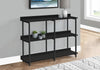 Monarch Specialties I 2219 Accent Table, Console, Entryway, Narrow, Sofa, Living Room, Bedroom, Metal, Laminate, Black, Contemporary, Modern - - Mounts For Less