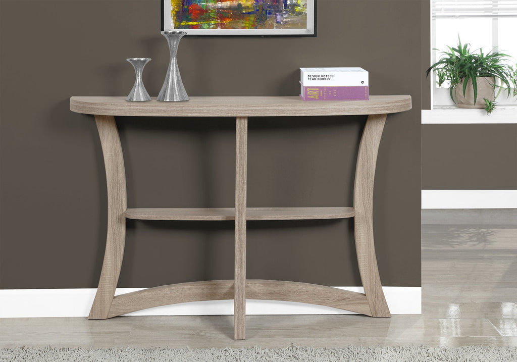Monarch Specialties I 2416 Accent Table, Console, Entryway, Narrow, Sofa, Living Room, Bedroom, Laminate, Brown, Contemporary, Modern - - Mounts For Less