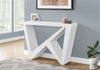 Monarch Specialties I 2429 Accent Table, Console, Entryway, Narrow, Sofa, Living Room, Bedroom, Laminate, White, Contemporary, Modern - - Mounts For Less