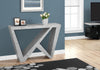 Monarch Specialties I 2436 Accent Table, Console, Entryway, Narrow, Sofa, Living Room, Bedroom, Laminate, Grey, Contemporary, Modern - - Mounts For Less