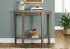 Monarch Specialties I 2452 Accent Table, Console, Entryway, Narrow, Sofa, Living Room, Bedroom, Laminate, Brown, Contemporary, Modern - - Mounts For Less