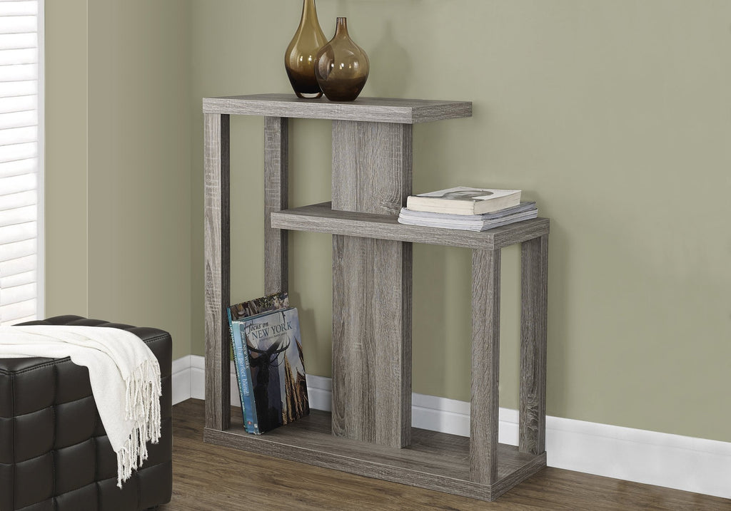 Monarch Specialties I 2472 Accent Table, Console, Entryway, Narrow, Sofa, Living Room, Bedroom, Laminate, Brown, Contemporary, Modern - - Mounts For Less