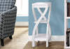 Monarch Specialties I 2479 Accent Table, Side, End, Plant Stand, Square, Living Room, Bedroom, Laminate, White, Contemporary, Modern - - Mounts For Less