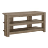 Monarch Specialties I 2569 Tv Stand, 42 Inch, Console, Media Entertainment Center, Storage Shelves, Living Room, Bedroom, Laminate, Brown, Contemporary, Modern - - Mounts For Less