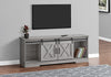 Monarch Specialties I 2747 Tv Stand, 60 Inch, Console, Media Entertainment Center, Storage Cabinet, Living Room, Bedroom, Laminate, Grey, Transitional - - Mounts For Less