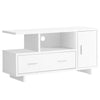 Monarch Specialties I 2800 Tv Stand, 48 Inch, Console, Media Entertainment Center, Storage Cabinet, Drawers, Living Room, Bedroom, Laminate, White, Contemporary, Modern - - Mounts For Less