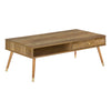 Monarch Specialties I 2836 Coffee Table, Accent, Cocktail, Rectangular, Storage, Living Room, 44"l, Wood, Laminate, Walnut, Mid Century - - Mounts For Less
