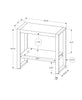 Monarch Specialties I 2857 Accent Table, Side, End, Nightstand, Lamp, Living Room, Bedroom, Metal, Laminate, Grey, Black, Contemporary, Modern - - Mounts For Less