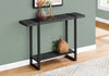 Monarch Specialties I 2861 Accent Table, Console, Entryway, Narrow, Sofa, Living Room, Bedroom, Metal, Laminate, Black, Contemporary, Modern - - Mounts For Less