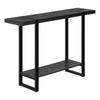Monarch Specialties I 2861 Accent Table, Console, Entryway, Narrow, Sofa, Living Room, Bedroom, Metal, Laminate, Black, Contemporary, Modern - - Mounts For Less