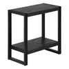 Monarch Specialties I 2862 Accent Table, Side, End, Nightstand, Lamp, Living Room, Bedroom, Metal, Laminate, Black, Contemporary, Modern - - Mounts For Less