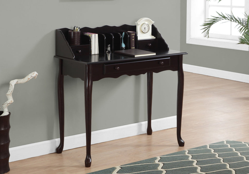 Monarch Specialties I 3100 Computer Desk, Home Office, Laptop, Storage Drawers, 36"l, Work, Wood, Brown, Traditional - - Mounts For Less