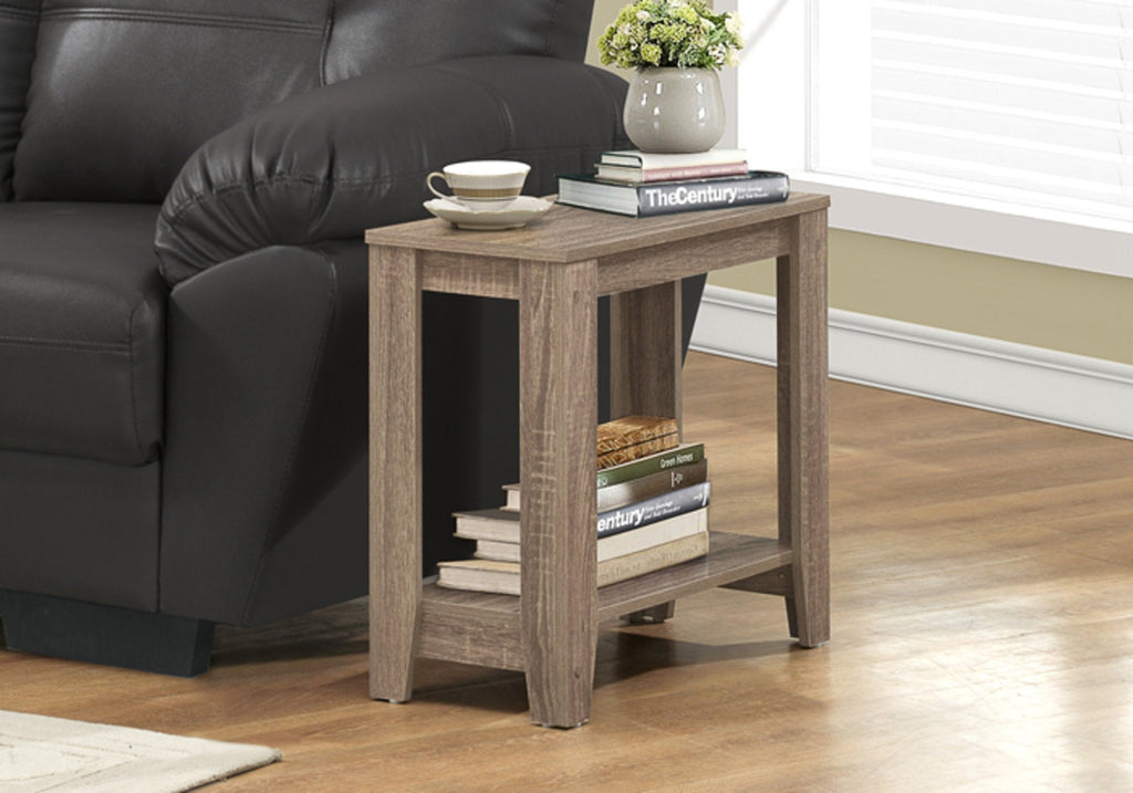 Monarch Specialties I 3115 Accent Table, Side, End, Nightstand, Lamp, Living Room, Bedroom, Laminate, Brown, Transitional - - Mounts For Less