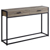 Monarch Specialties I 3511 Accent Table, Console, Entryway, Narrow, Sofa, Storage Drawer, Living Room, Bedroom, Metal, Laminate, Brown, Black, Contemporary, Modern - - Mounts For Less