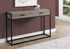 Monarch Specialties I 3511 Accent Table, Console, Entryway, Narrow, Sofa, Storage Drawer, Living Room, Bedroom, Metal, Laminate, Brown, Black, Contemporary, Modern - - Mounts For Less
