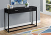 Monarch Specialties I 3512 Accent Table, Console, Entryway, Narrow, Sofa, Storage Drawer, Living Room, Bedroom, Metal, Laminate, Black, Contemporary, Modern - - Mounts For Less