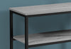 Monarch Specialties I 3514 Accent Table, Console, Entryway, Narrow, Sofa, Living Room, Bedroom, Metal, Laminate, Grey, Black, Contemporary, Modern - - Mounts For Less