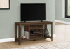 Monarch Specialties I 3566 Tv Stand, 48 Inch, Console, Media Entertainment Center, Storage Shelves, Living Room, Bedroom, Laminate, Walnut, Contemporary, Modern - - Mounts For Less