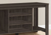 Monarch Specialties I 3567 Tv Stand, 48 Inch, Console, Media Entertainment Center, Storage Shelves, Living Room, Bedroom, Laminate, Brown, Contemporary, Modern - - Mounts For Less