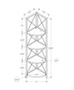 Monarch Specialties I 3652 Bookshelf, Bookcase, Etagere, Corner, 4 Tier, 60"h, Office, Bedroom, Metal, Laminate, Natural, White, Contemporary, Modern - - Mounts For Less