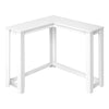 Monarch Specialties I 3656 Accent Table, Console, Entryway, Narrow, Corner, Living Room, Bedroom, Laminate, White, Contemporary, Modern - - Mounts For Less