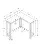 Monarch Specialties I 3656 Accent Table, Console, Entryway, Narrow, Corner, Living Room, Bedroom, Laminate, White, Contemporary, Modern - - Mounts For Less