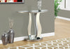 Monarch Specialties I 3727 Accent Table, Console, Entryway, Narrow, Sofa, Living Room, Bedroom, Mirror, Grey, Clear, Transitional - - Mounts For Less