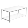 Monarch Specialties I 3800 Coffee Table, Accent, Cocktail, Rectangular, Living Room, 40"l, Metal, Laminate, White, Grey, Contemporary, Modern - - Mounts For Less