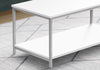 Monarch Specialties I 3800 Coffee Table, Accent, Cocktail, Rectangular, Living Room, 40"l, Metal, Laminate, White, Grey, Contemporary, Modern - - Mounts For Less