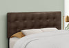 Monarch Specialties I 6000F Bed, Headboard Only, Full Size, Bedroom, Upholstered, Pu Leather Look, Brown, Transitional - - Mounts For Less