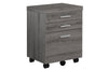 Monarch Specialties I 7049 File Cabinet, Rolling Mobile, Storage Drawers, Printer Stand, Office, Work, Laminate, Brown, Contemporary, Modern - - Mounts For Less