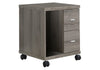 Monarch Specialties I 7056 Office, File Cabinet, Printer Cart, Rolling File Cabinet, Mobile, Storage, Work, Laminate, Brown, Contemporary, Modern - - Mounts For Less