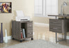 Monarch Specialties I 7056 Office, File Cabinet, Printer Cart, Rolling File Cabinet, Mobile, Storage, Work, Laminate, Brown, Contemporary, Modern - - Mounts For Less