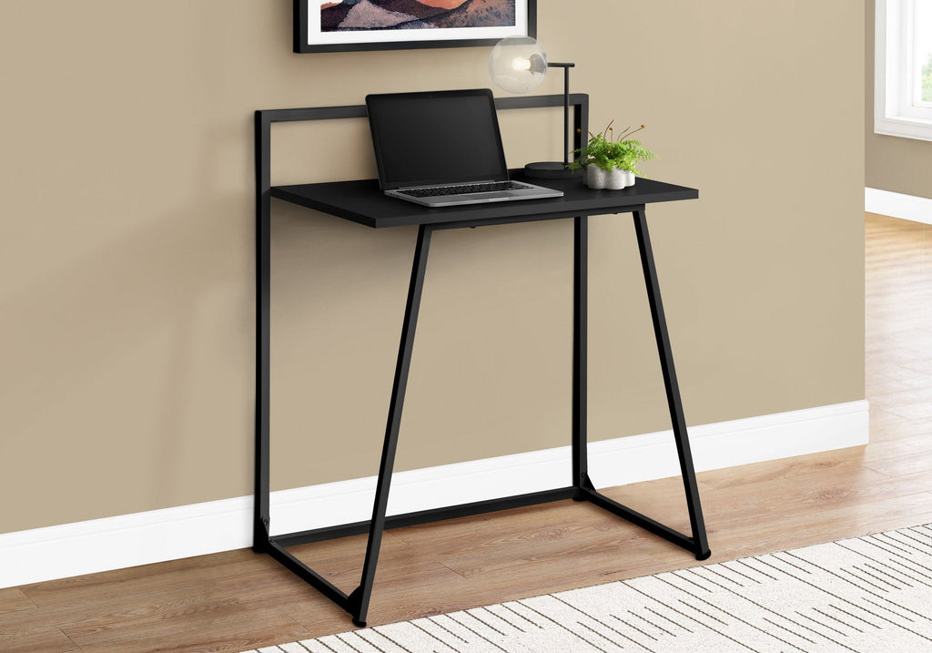 Monarch Specialties I 7111 Computer Desk, Home Office, Laptop, 30"l, Work, Metal, Laminate, Black, Contemporary, Modern - - Mounts For Less