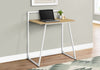 Monarch Specialties I 7119 Computer Desk, Home Office, Laptop, 30"l, Work, Metal, Laminate, Natural, White, Contemporary, Modern - - Mounts For Less