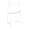 Monarch Specialties I 7163 Computer Desk, Home Office, Laptop, Leaning, Storage Shelves, Work, Metal, Laminate, White, Contemporary, Modern - - Mounts For Less