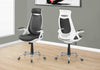 Monarch Specialties I 7269 Office Chair, Adjustable Height, Swivel, Ergonomic, Armrests, Computer Desk, Work, Metal, Mesh, White, Grey, Contemporary, Modern - - Mounts For Less