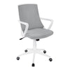 Monarch Specialties I 7294 Office Chair, Adjustable Height, Swivel, Ergonomic, Armrests, Computer Desk, Work, Metal, Mesh, White, Grey, Contemporary, Modern - - Mounts For Less